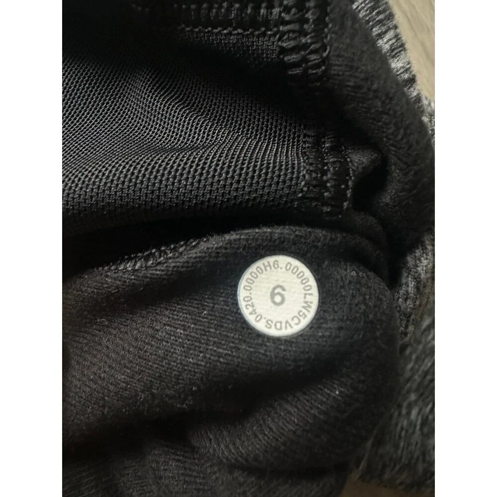 Lululemon Ready to Rulu Fleece Jogger Heathered‎ Black size 6 - Picture 4 of 4
